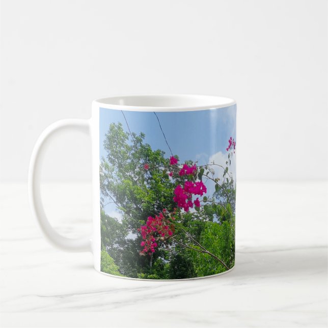Blumenmuster Kaffeetasse (Links)