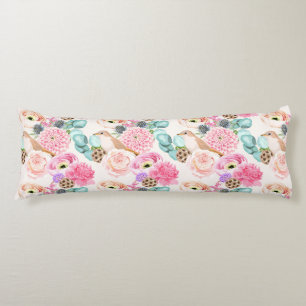 Blumenmuster Kissen
