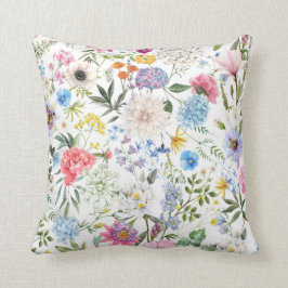 Blumenmuster Kissen