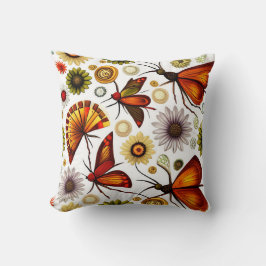 Blumenmuster Kissen
