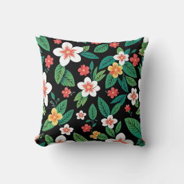 Blumenmuster Kissen