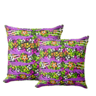 Blumenmuster Kissen