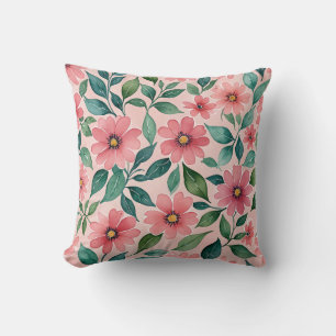 Blumenmuster Kissen