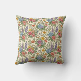 Blumenmuster Kissen