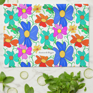 Blumenmuster Küchentücher