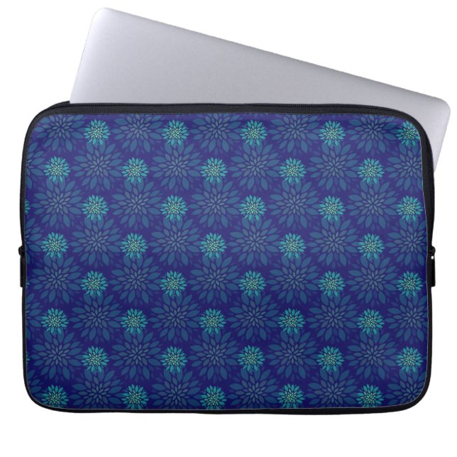 Blumenmuster-Laptop-Hülle Laptopschutzhülle (Vorderseite)