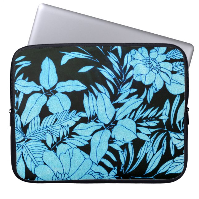Blumenmuster Laptopschutzhülle (Vorderseite)
