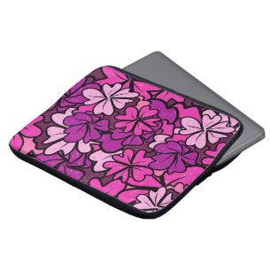 Blumenmuster Laptopschutzhülle