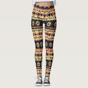 Blumenmuster Leggings