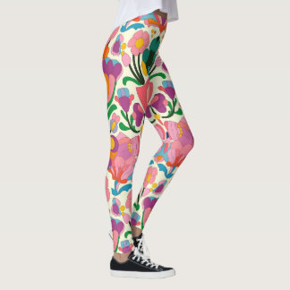 Blumenmuster Leggings