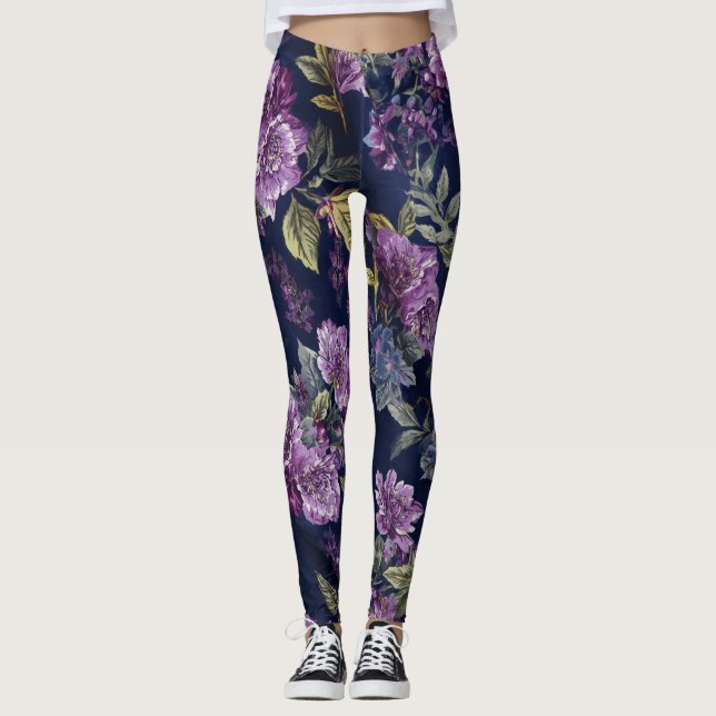 Blumenmuster  leggings (Vorderseite)
