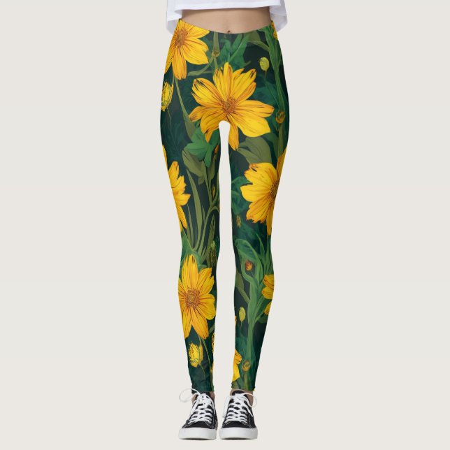 Blumenmuster  leggings (Vorderseite)
