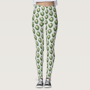 Blumenmuster Leggings