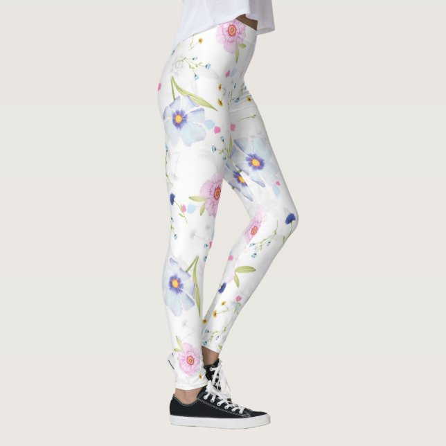 Blumenmuster-Leggings  Leggings (Rechts)