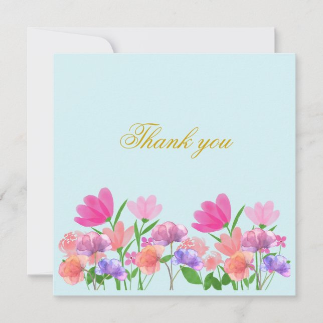 Blumenmuster-Lichtschalter Einladung (Vorderseite)