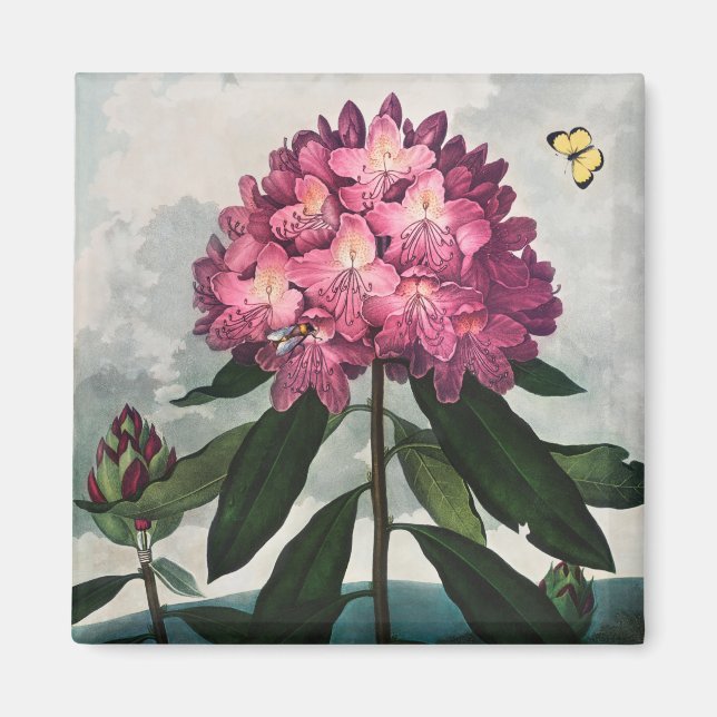 Blumenmuster Magnet (Vorne)