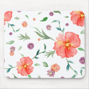 Blumenmuster-Maus-Pad - Kunstgeschenk für sie Mousepad