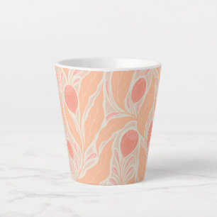Blumenmuster Milchtasse