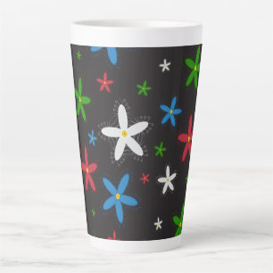 Blumenmuster Milchtasse