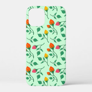Blumenmuster mit farbigen Blume der Rose Case-Mate iPhone Hülle