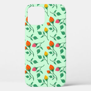 Blumenmuster mit farbigen Blume der Rose Case-Mate iPhone Hülle