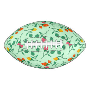 Blumenmuster mit farbigen Blume der Rose Football