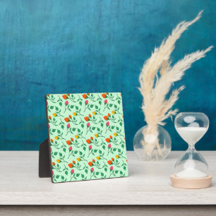 Blumenmuster mit farbigen Blume der Rose Fotoplatte