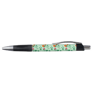 Blumenmuster mit farbigen Blume der Rose Kugelschreiber