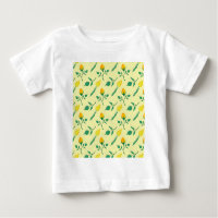 Blumenmuster mit gelben Rosen-und Tulpenfarben-Blu