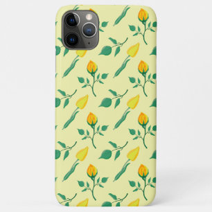 Blumenmuster mit gelben Rosen-und Tulpenfarben-Blu Case-Mate iPhone Hülle