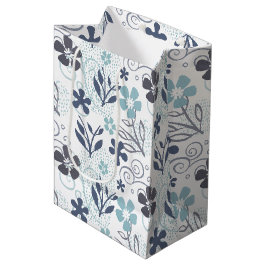 Blumenmuster Mittlere Geschenktüte