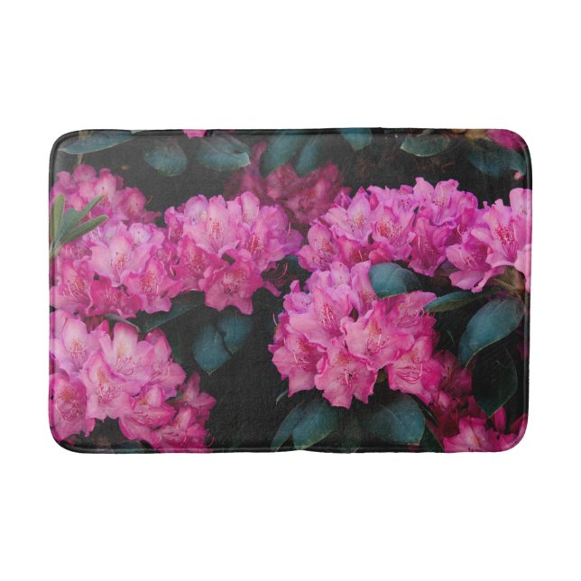 Blumenmuster-Mode-Dekorative abstrakt Badematte (Vorderseite)