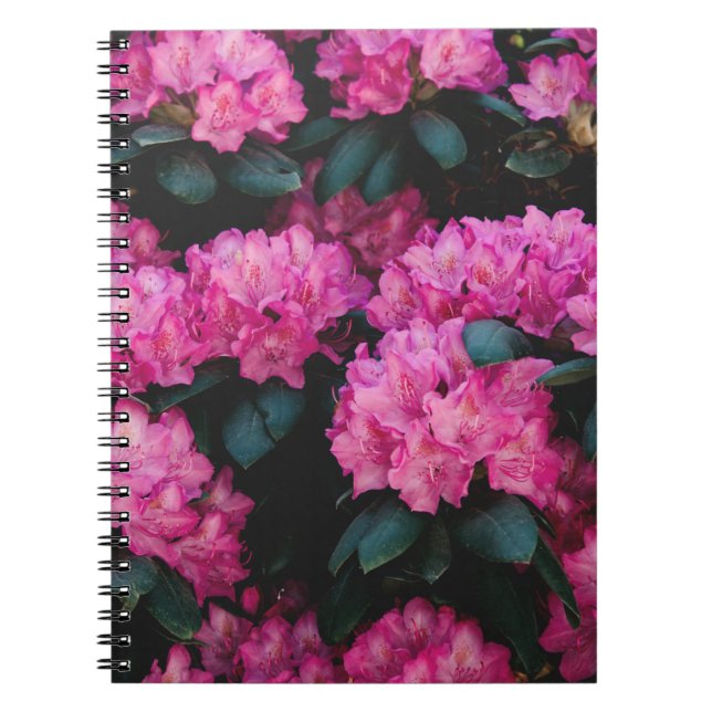 Blumenmuster-Mode-Dekorative abstrakt Notizblock (Vorderseite)