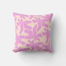 Blumenmuster Modernes rosa Hawaiianisches Kissen