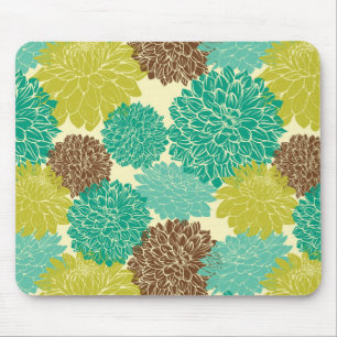Blumenmuster Mousepad