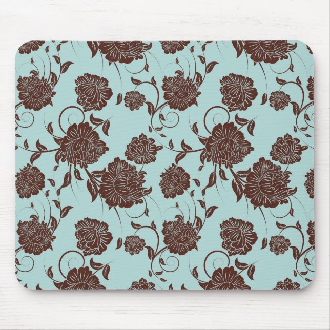 Blumenmuster Mousepad (Vorne)