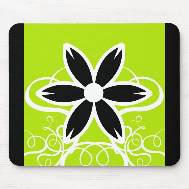 Blumenmuster Mousepad (Vorne)
