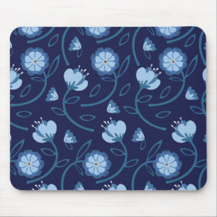 Blumenmuster Mousepad