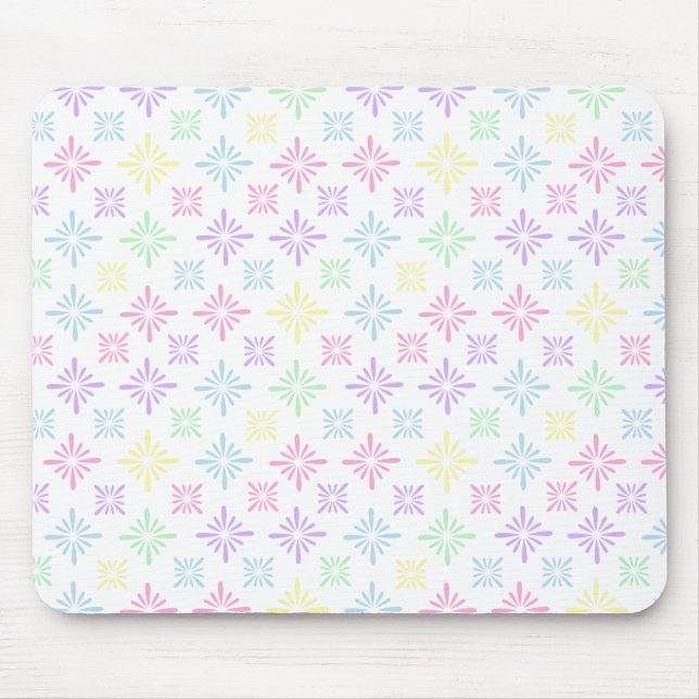 Blumenmuster Mousepad (Vorne)
