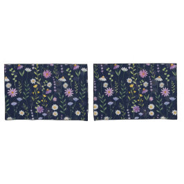 Blumenmuster-Muster-Fashion-Frühlingsblumen Kissenbezug