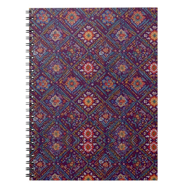 Blumenmuster  notizblock (Vorderseite)