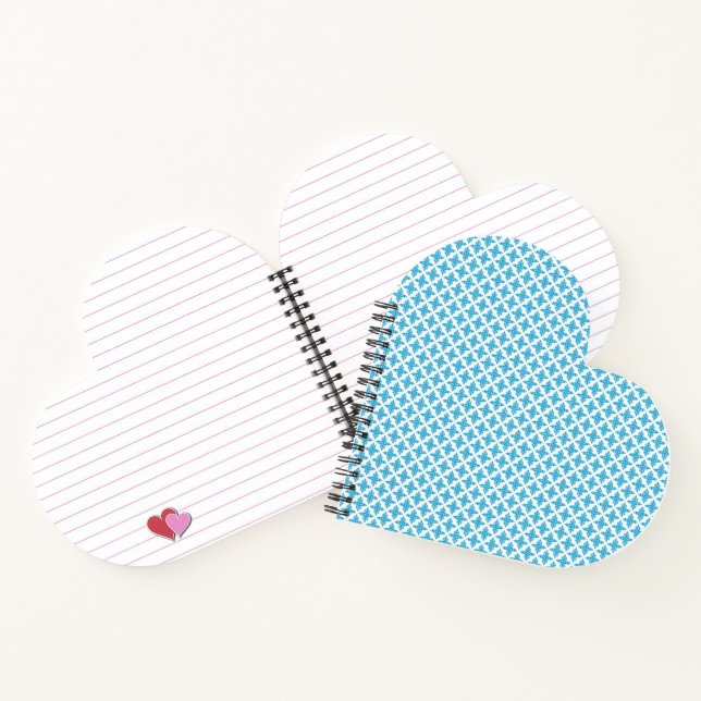 Blumenmuster Notizbuch (Innenseite)