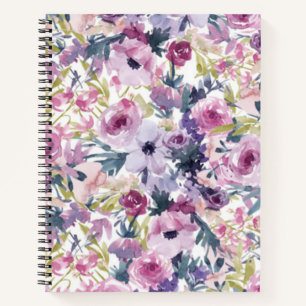 Blumenmuster Notizbuch