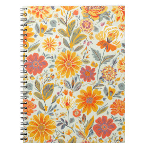 Blumenmuster Notizbücher
