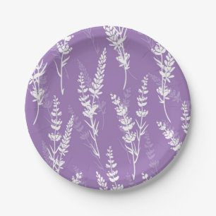 Blumenmuster Pappteller