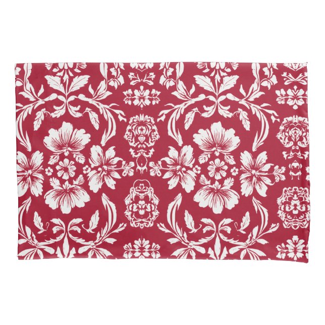 Blumenmuster Pillowcase Kissenbezug (Vorderseite-Links)