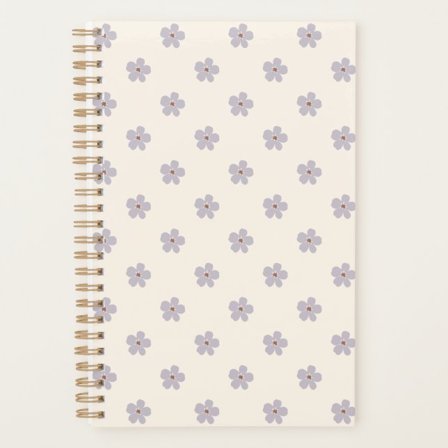 Blumenmuster Planer (Vorderseite)