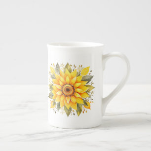 Blumenmuster prozellantasse