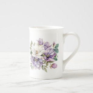 Blumenmuster prozellantasse