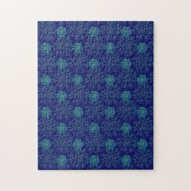 Blumenmuster-Puzzle (Vertikal)